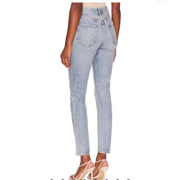 AGOLDE Riley High Rise Straight Crop in Renewal 23 - Picture 2 of 11